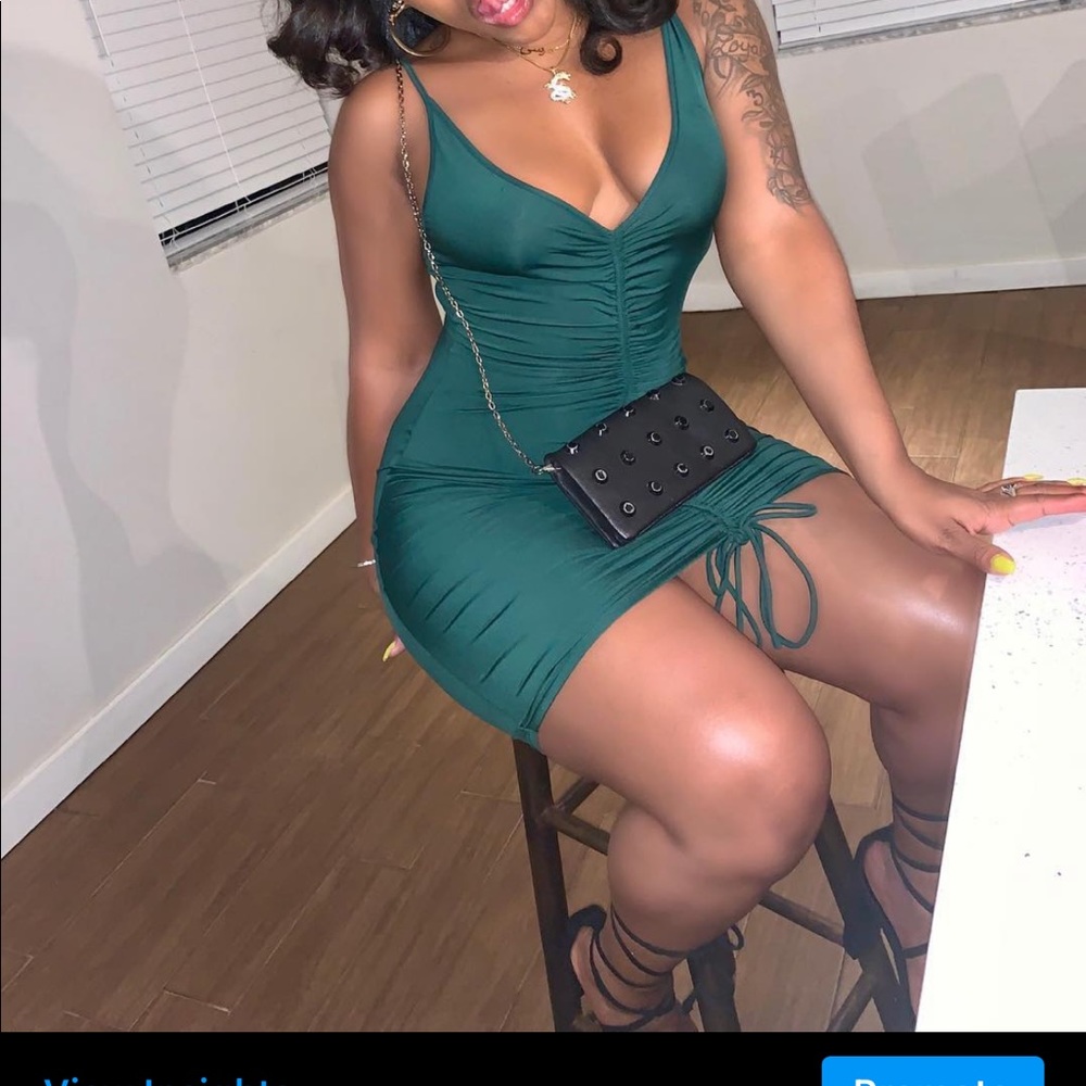Green dresss